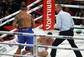 Oleksandr Usyk and Johnny Muller