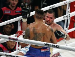 Oleksandr Usyk and Johnny Muller