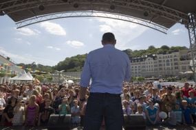Vitali Klitschko at the Postal Square