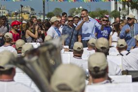 Vitali Klitschko at the Postal Square