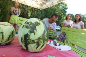 Competition volumetric shapes of watermelon