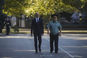 Arseniy Yatsenyuk and Stepan Poltorak