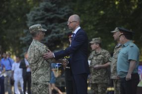 Arseniy Yatsenyuk and Stepan Poltorak