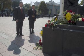 Петр Порошенко и Владимир Гройсман