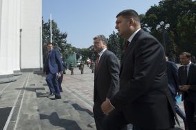 Петр Порошенко и Владимир Гройсман