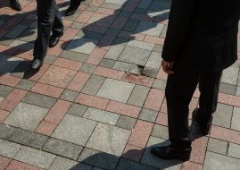 Место взрыва гранаты
