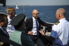 Arseniy Yatsenyuk and Stepan Poltorak