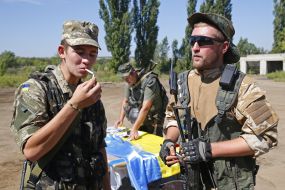 Ukrainian soldiers