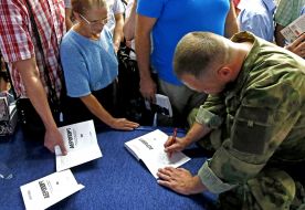 "Cyborgs" at the presentation of the book