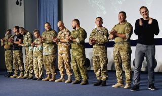 "Cyborgs" at the presentation of the book