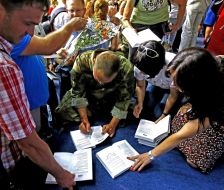 "Cyborgs" at the presentation of the book