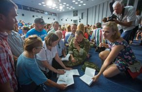 "Cyborgs" at the presentation of the book