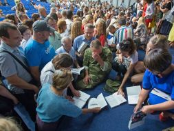 "Cyborgs" at the presentation of the book