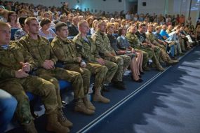 "Cyborgs" at the presentation of the book