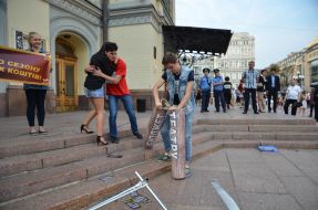 Flashmob "Corruption in the National Opera of Ukraine"