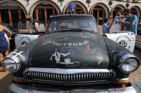 Exhibition of retro cars