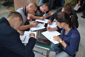 Set a new patrol police in Vinnitsa