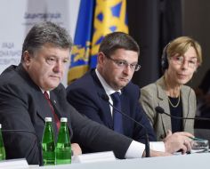 Petr Poroshenko and Vitaly Kovalchuk