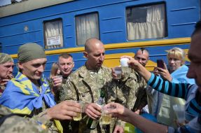 Meeting of the 72th brigade soldiers