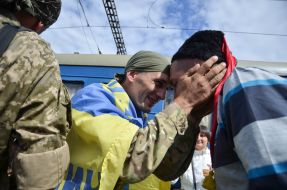 Meeting of the 72th brigade soldiers