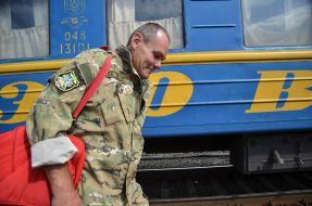 The 72th brigade soldiers