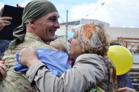 Meeting of the 72th brigade soldiers