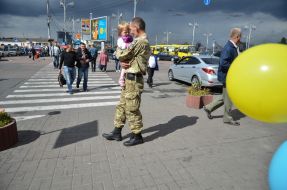 Meeting of the 72th brigade soldiers
