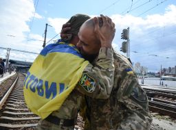 Meeting of the 72th brigade soldiers