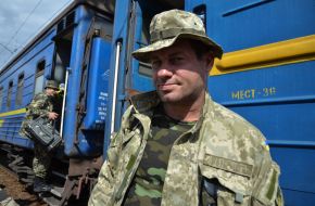 The 72th brigade soldiers
