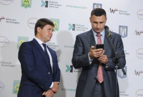 Victor Braginski and  Vitaliy Klichko 