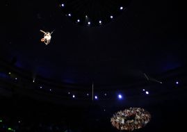 Acrobats under the big top