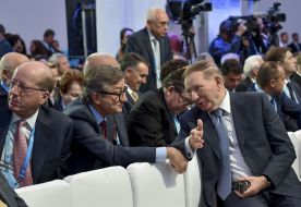 Leonid Kuchma and Sergey Taruta