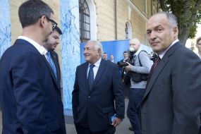 Viktor Pinchuk and Dominique Strauss-Kahn