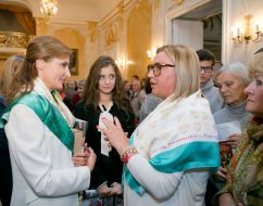 Marina Poroshenko and Larisa Ivshina