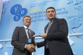 Vladimir Groisman and Sergei Taruta