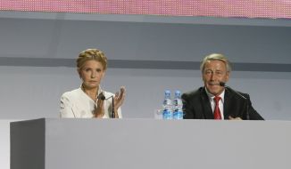 Yulia Timoshenko and Ivan Kyrylenko