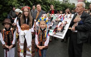 Hutsul festival participants