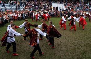 Hutsul festival participants