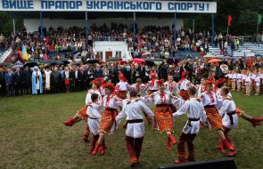 Hutsul festival participants