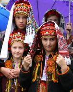 Hutsul festival participants