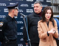 Arsen Avakov, Eka Zguladze, Alexander  Fatsevich