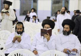 Hasidim in Uman