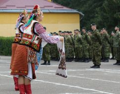 The opening of the Ukrainian-Canadian military exercises