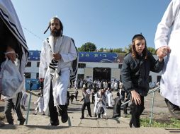 Hasidim in Uman