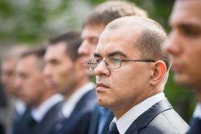 The ceremony of taking the oath detectives