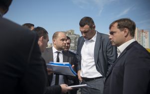 Vitali Klitschko and Jaroslav Gorbunov