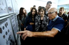 Выставка значков мировой истории спорта