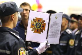 Students took the oath