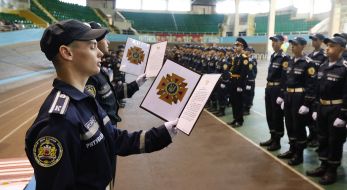 Students took the oath