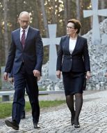 Arseniy Yatsenyuk and Eva Kopacz